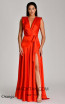 Alfa Beta B5883 Orange Front Dress