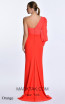 Alfa Beta 5893 Orange Back Dress