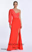 Alfa Beta 5893 Orange Front Dress