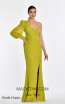 Alfa Beta 5893 Oxide Green Long Dress