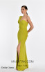 Alfa Beta 5893 Oxide Green Side Dress
