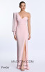 Alfa Beta 5893 Powder One Shoulder Dress