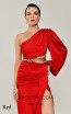 Alfa Beta 5897 Red Detail Dress 