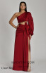 Alfa Beta 5897 Claret Red Evening Dress