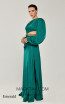 Alfa Beta 5897 Emerald Simple Dress