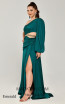 Alfa Beta 5897 Emerald Column Dress