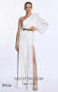 Alfa Beta 5897 White Front Dress