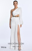 Alfa Beta 5897 White Simple Dress