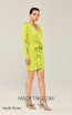 Alfa Beta B5902 Apple Green Side Dress