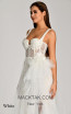 Alfa Beta B5908 White Detail Dress