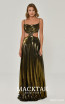 Alfa Beta B5913 Black Gold Front Dress