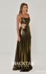 Alfa Beta B5913 Black Gold Dress