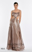Alfa Beta B5913 Mink Front Dress