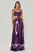 Alfa Beta B5913 Purple Front Dress