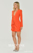 Alfa Beta B5914 Light Orange Side Dress