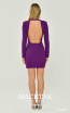 Alfa Beta B5914 Purple Back Dress