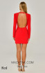 Alfa Beta B5914 Red Back Dress