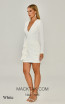 Alfa Beta B5914 White Side Dress