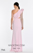 Alfa Beta 5918 Pink One Shoulder Dress