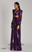 Alfa Beta B5921 Purple Long Dress