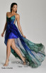 Alfa Beta B5922 Saks Green Backless Dress