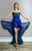 Alfa Beta B5922 Saks Green Backless Dress