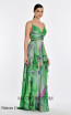 Alfa Beta B5924 Pattern Green Sleeveless Dress