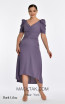 Alfa Beta B5937 Dark Lilac Dress