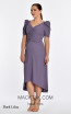 Alfa Beta B5937 Dark Lilac Side  Dress