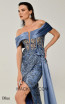 Alfa Beta B5942 Blue Detail Dress