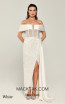 Alfa Beta B5942 White Front Dress
