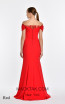 Alfa Beta B5945 Red Back Dress