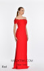 Alfa Beta B5945 Red Evening Dress