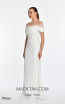 Alfa Beta B5945 White Side Dress