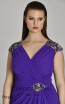 Alfa Beta B5954 Purple Detail Dress