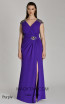 Alfa Beta B5954 Purple Front Dress