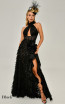Alfa Beta B5970 Black Sleeveless Dress