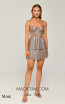 Alfa Beta B5972 Mink Front Dress