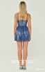 Alfa Beta B5972 Saks Silver Back Dress