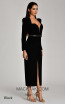 Alfa Beta B5985 Black Side Dress