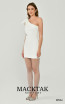 Alfa Beta B5989 White Side Dress