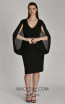 Alfa Beta B5996 Black Front Dress