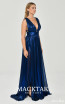 Alfa Beta B6012 Navy Blue Side Dress