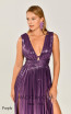 Alfa Beta B6012 Purple Detail Dress