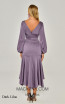 Alfa Beta B6015 Dark Lilac Back Dress