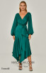 Alfa Beta B6015 Emerald Front Dress