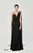 Alfa Beta B6017 Black Front Dress