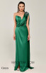 Alfa Beta B6017 Green Front Dress
