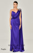 Alfa Beta B6017 Purple Front Dress