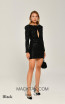 Alfa Beta Black Side Dress